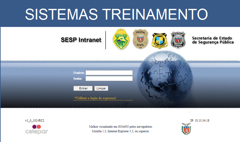 Sistemas Treinamento