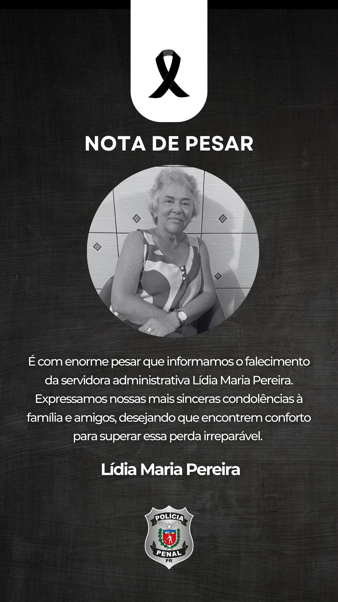 NOTA DE FALECIMENTO