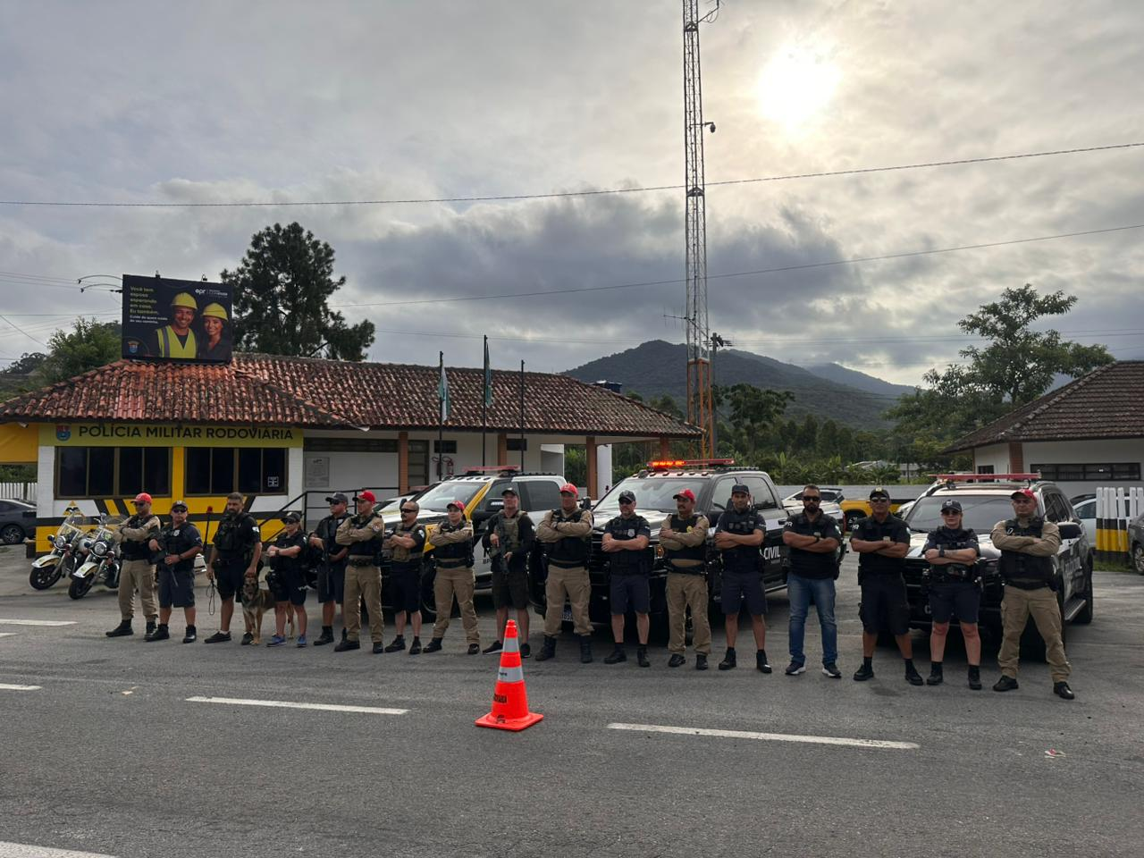 Ação integrada reforça policiamento e fiscalização nas rodovias do Litoral do Paraná