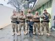 Polícia Penal faz apresentação com cães em escola municipal de Paiçandu em homenagem ao Dia das Crianças