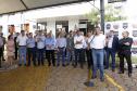 O governador Beto Richa participa em Cascavel,da inauguração do Núcleo de Proteção à Criança e ao Adolescente Vítima de Crime (Nucria) e da demolição simbólica da carceragem da 15ª Subdivisão Policial. Participaram da solenidade: prefeito de Cascavel, Edgar Bueno, o secretário de Segurança, Wagner Mesquita, deputado André Bueno, entre outros.Cascavel, 23-12-16.Foto: Arnaldo Alves / ANPr.