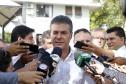 O governador Beto Richa participa em Cascavel,da inauguração do Núcleo de Proteção à Criança e ao Adolescente Vítima de Crime (Nucria) e da demolição simbólica da carceragem da 15ª Subdivisão Policial. Participaram da solenidade: prefeito de Cascavel, Edgar Bueno, o secretário de Segurança, Wagner Mesquita, deputado André Bueno, entre outros.Cascavel, 23-12-16.Foto: Arnaldo Alves / ANPr.