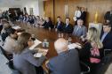 A governadora Cida Borhgetti durante a 3 Reunião de Integração das Forças de Segurança. - Curtiiba/Pr, 10 de maio de 2018 - Foto Jonas Oliveira/Governadoria