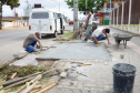 Presos do regime semiaberto em Piraquara trabalham para melhorar a cidade