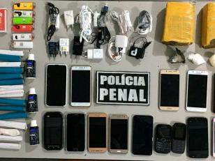 Agentes do Deppen interceptam entrada de drogas e celulares em três unidades do Paraná