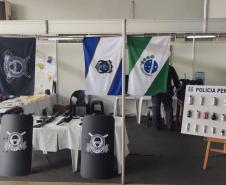 Polícia Penal do Paraná expõe trabalhos e equipamentos em exposição de Paranavaí