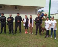 Em parceria com a Secretaria Municipal de Educação, Polícia Penal auxilia em projeto educativo sobre fauna em CMEIs de Maringá