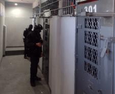 Operação Fronteiras e Divisas Integradas: Polícia Penal do Paraná realiza inspeção simultânea em quatro unidade prisionais do Estado