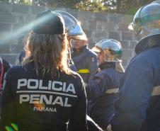 Polícia Penal do Paraná promove capacitação de combate a incêndio no ambiente prisional