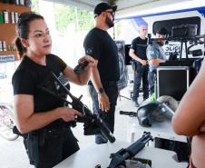 Exposição da Polícia Penal em conjunto com as demais forças policiais irá acontecer em Caiobá neste sábado