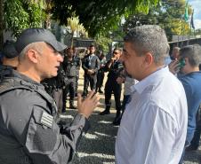 Paraná visita unidades prisionais e central de monitoramento eletrônico de Goiânia