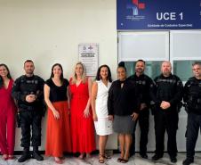 Polícia Penal do Paraná participa da apresentação das novas alas do Hospital Municipal Padre Germano Lauck