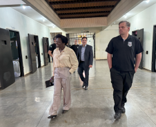 Ministério dos Direitos Humanos realiza visita técnica no sistema prisional da região de Cascavel