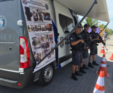 Polícia Penal reforça monitoração eletrônica e ações preventivas da Lei Maria da Penha no Verão Maior Paraná