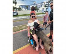 Cães da Polícia Penal reforçam segurança no Litoral durante o Verão Maior Paraná