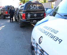 Governo transfere presos da Cadeia Pública de Rio Branco do Sul -  Rio Branco do Sul, 01/04/2019  -  Foto: Divulgação PCPR