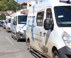 Governo transfere presos da Cadeia Pública de Rio Branco do Sul -  Rio Branco do Sul, 01/04/2019  -  Foto: Divulgação PCPR