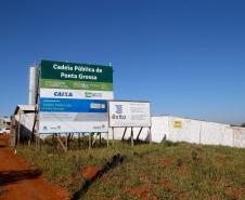 Construção cadeia publica de Ponta GrossaFoto Gilson Abreu