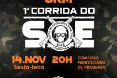 Setor de Operações Especiais da Polícia Penal do Paraná promove sua primeira corrida