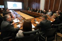 Governadora Cida Borghetti coordena a 4º Reunião de Integração das Forças de Segurança.Curitiba, 22/05/2018.Foto: Orlando kissner/ANPr