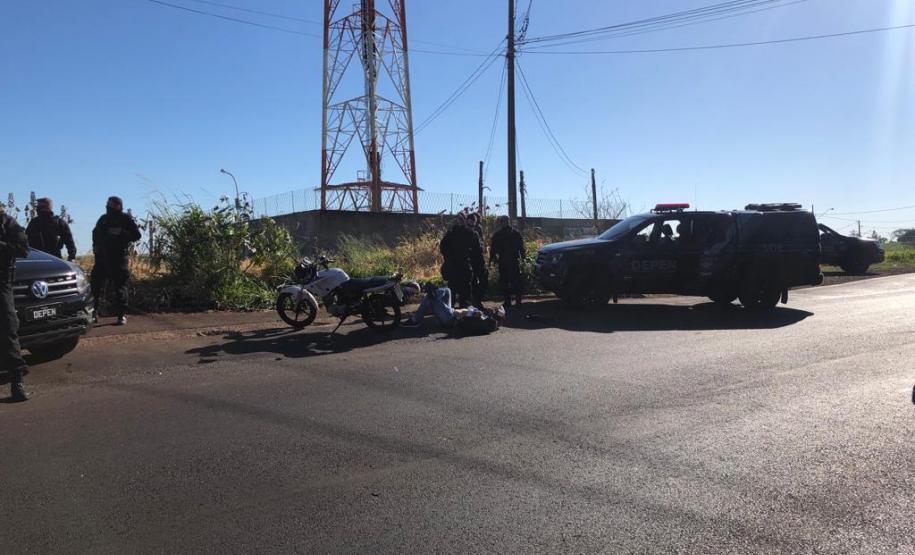 Em Londrina, policiais penais prestam primeiros socorros a vítima de acidente de trânsito