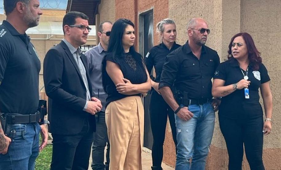 Maior Complexo Penitenciário do Paraná recebe visita do Secretário de Segurança Pública