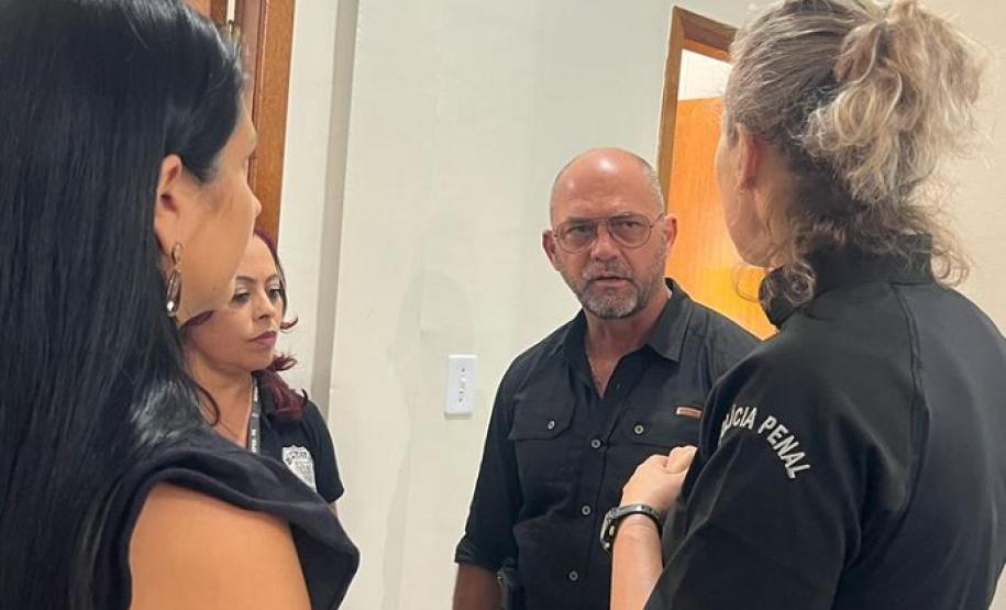 Maior Complexo Penitenciário do Paraná recebe visita do Secretário de Segurança Pública