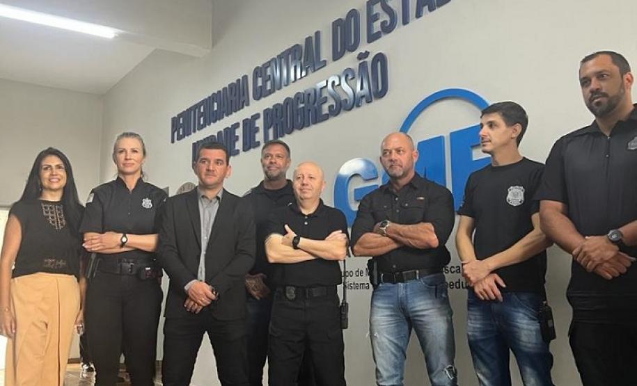 Maior Complexo Penitenciário do Paraná recebe visita do Secretário de Segurança Pública