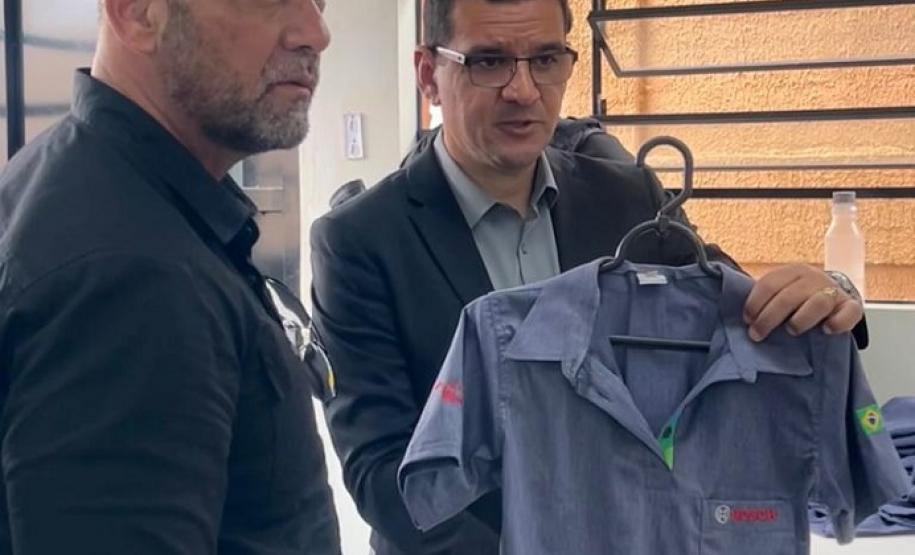 Maior Complexo Penitenciário do Paraná recebe visita do Secretário de Segurança Pública