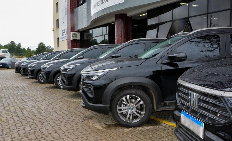 Secretaria da Segurança Pública entrega 30 novos veículos a Polícia Penal do Paraná