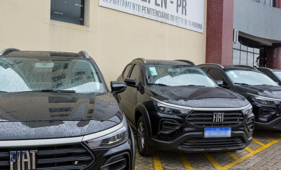 Secretaria da Segurança Pública entrega 30 novos veículos a Polícia Penal do Paraná