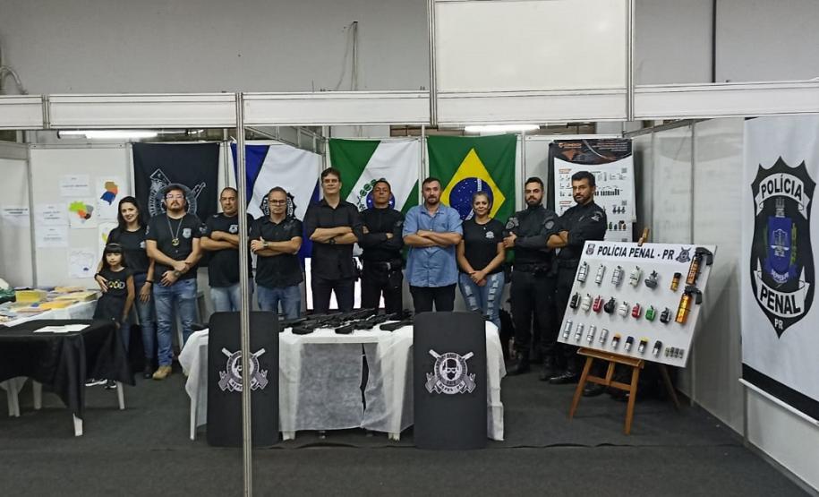 Polícia Penal do Paraná expõe trabalhos e equipamentos em exposição de Paranavaí