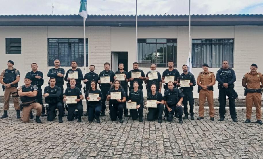 Polícia Penal do Paraná certifica 12 policiais penais em Escolta Prisional