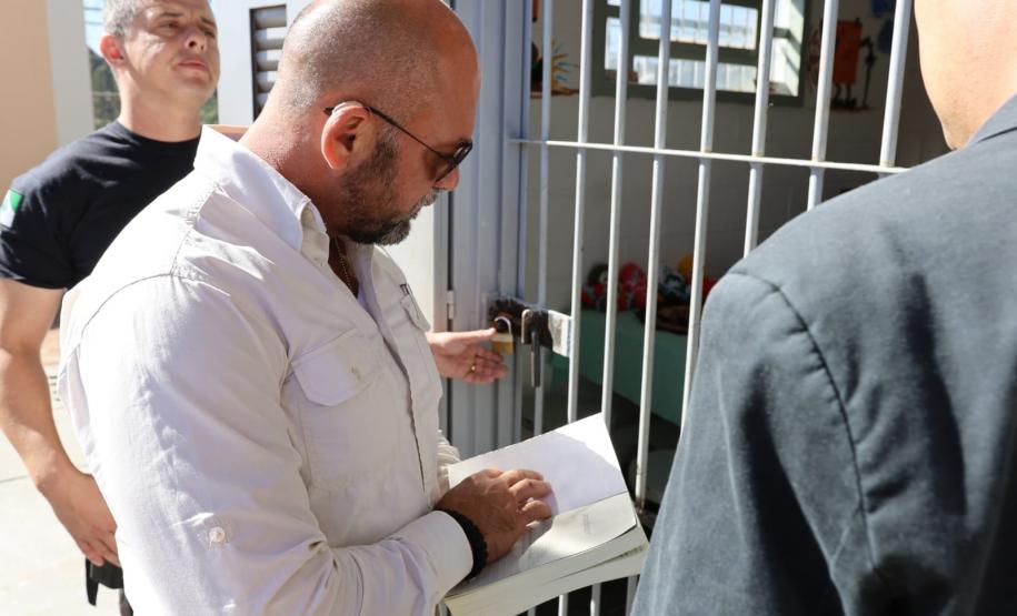 Secretário Hudson faz visita técnica em duas unidades prisionais no interior do Estado