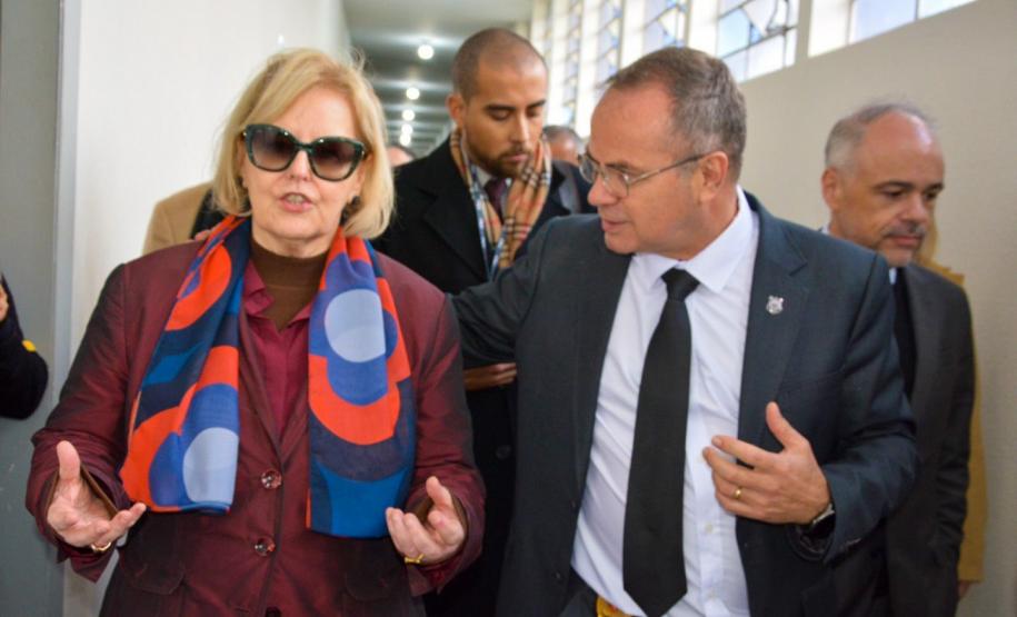 Ministra Rosa Weber realiza visita técnica no Complexo Médico Penal em Pinhais