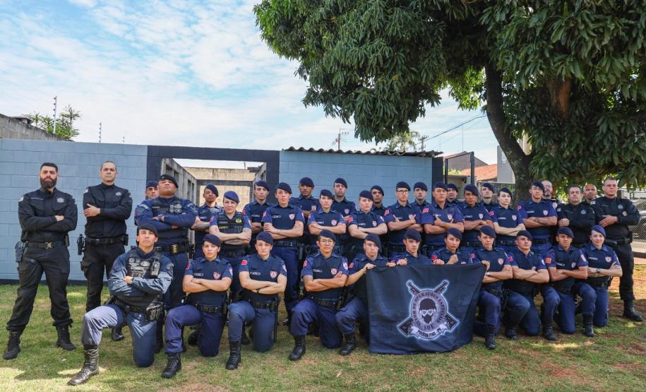 Polícia Penal do Paraná ministra instruções de técnicas não letais a 60 alunos da Guarda Municipal de Londrina