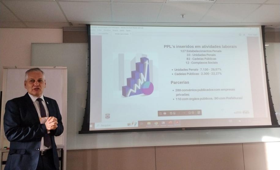 Projetos de trabalho no sistema prisional do Paraná são pauta no fórum nacional de parcerias da União