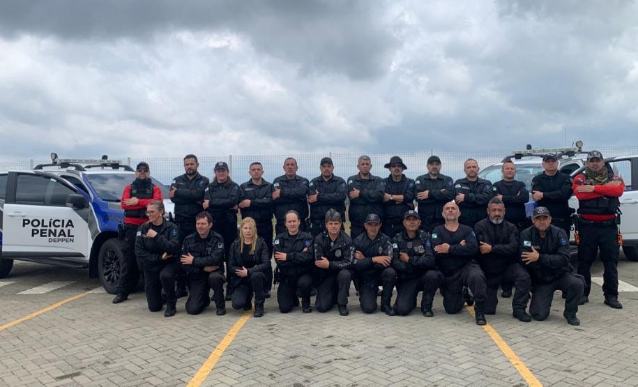 Curso de Escolta Prisional forma 45 policiais penais em Guarapuava