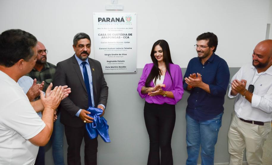 Polícia Penal inaugura unidade prisional com estrutura moderna e capacidade para 136 vagas em Arapongas