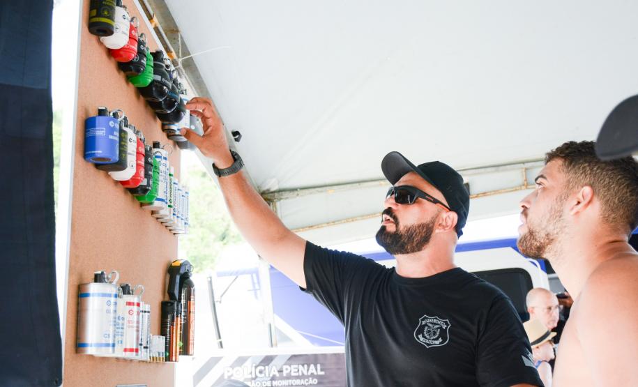 Exposição da Polícia Penal em conjunto com as demais forças policiais irá acontecer em Caiobá neste sábado