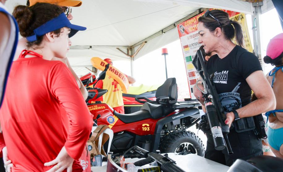 Litoral do Paraná terá exposições das forças de segurança durante o verão