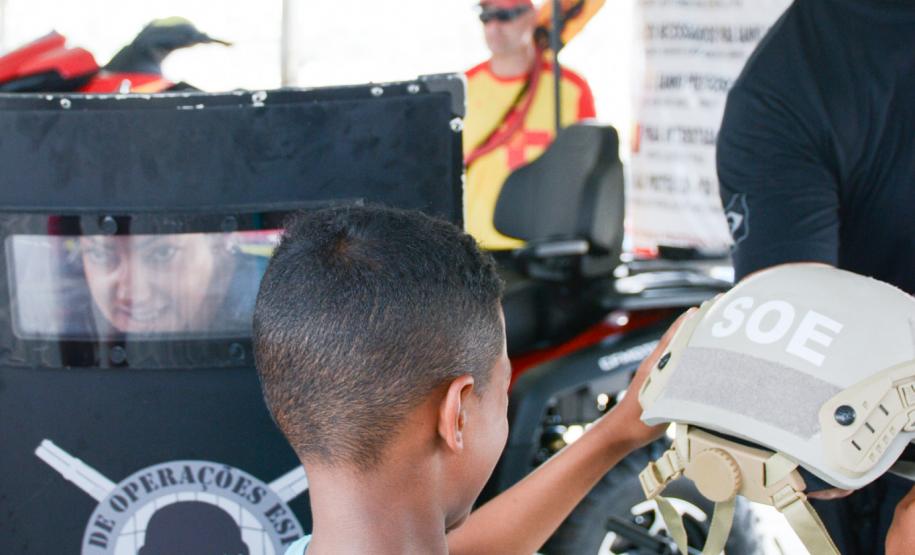 Litoral do Paraná terá exposições das forças de segurança durante o verão