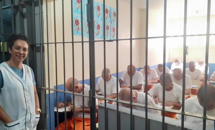 Atividades educacionais em presídios de Foz do Iguaçu retornam com mais de mil estudantes matriculados