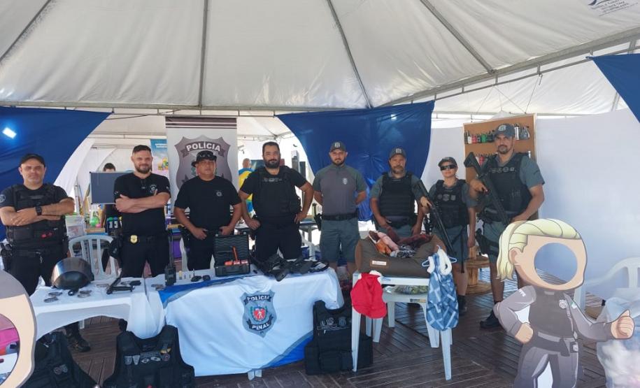Operação Verão Maior Paraná: Polícia Penal destaca inovações e atividades integradas nas Exposições das Forças de Segurança