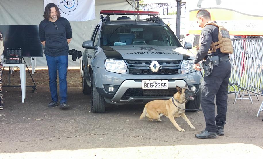 Polícia Penal expõe ações de custódia e reinserção social de apenados na ExpoGoio 2024