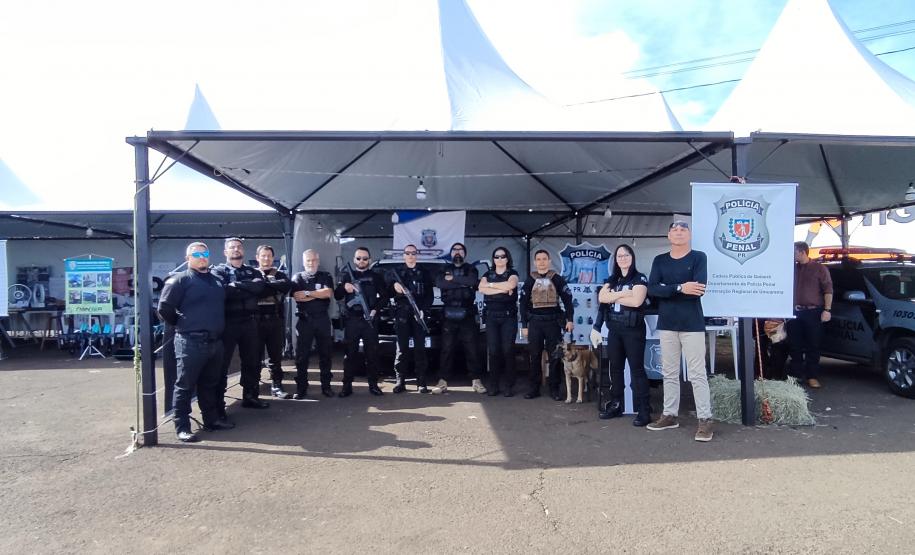 Polícia Penal expõe ações de custódia e reinserção social de apenados na ExpoGoio 2024