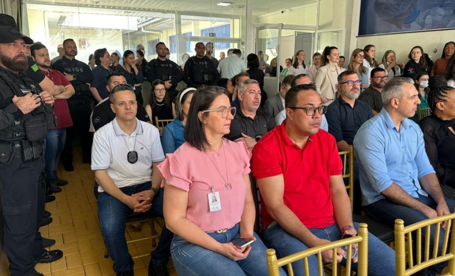 Polícia Penal do Paraná participa da apresentação das novas alas do Hospital Municipal Padre Germano Lauck