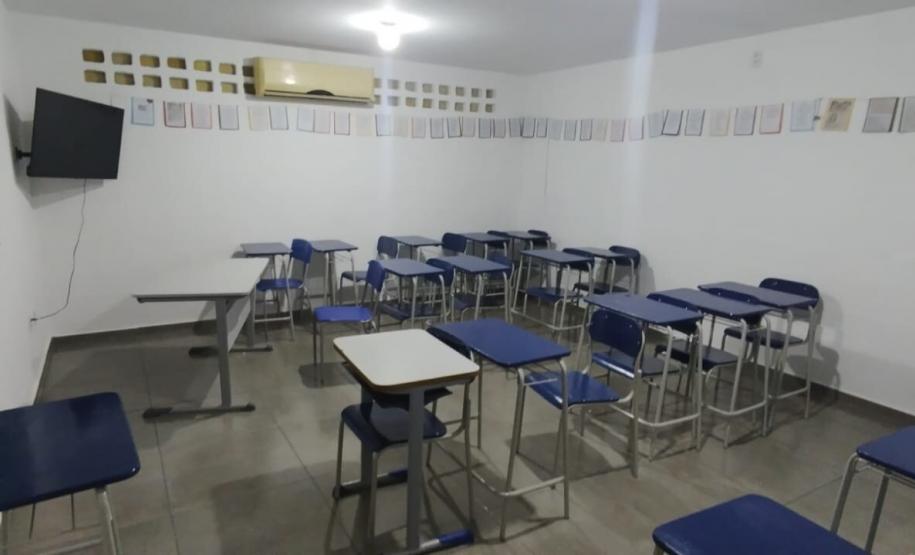 Penitenciária de Foz do Iguaçu ganha novas salas de aula e ambulatório de enfermagem