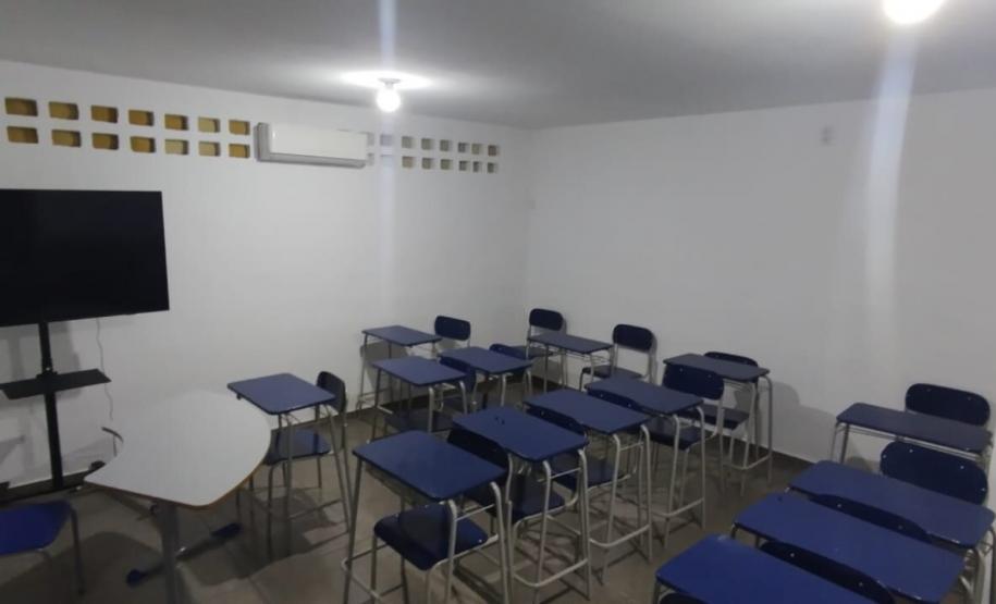 Penitenciária de Foz do Iguaçu ganha novas salas de aula e ambulatório de enfermagem