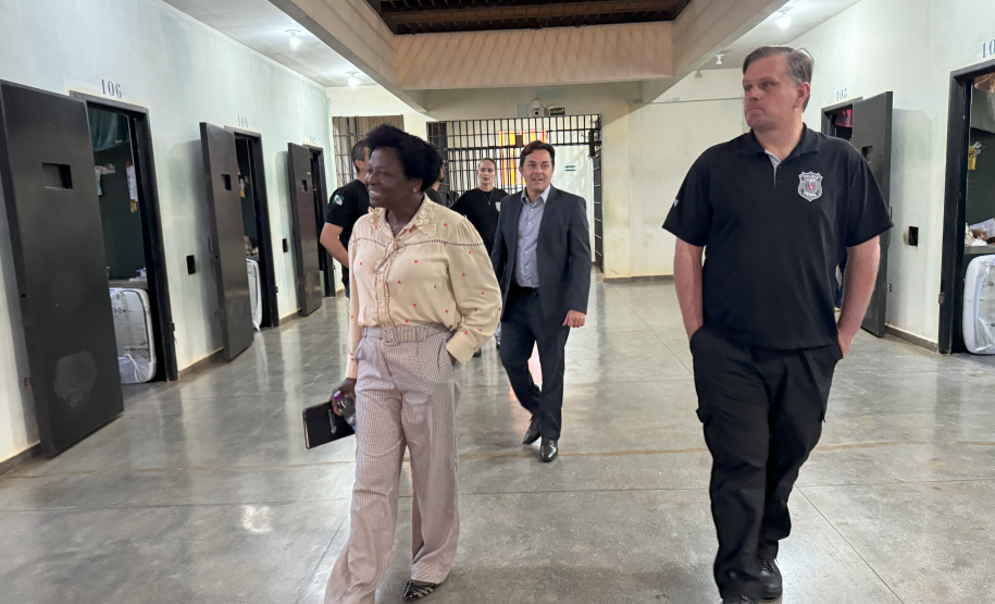 Ministério dos Direitos Humanos realiza visita técnica no sistema prisional da região de Cascavel